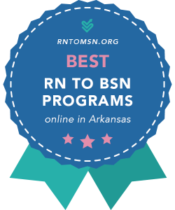 Badge for the Best RN-BSN Programs in Arkansas