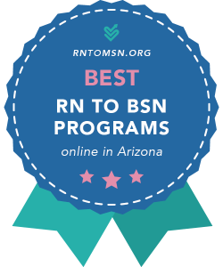 Badge for the Best RN-BSN Programs in Arizona