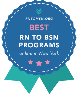 Rankings Award Badge for the Best RN-BSN Programs in New York