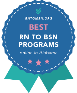 Rankings Award Badge for the Best RN-BSN Programs in Alabama