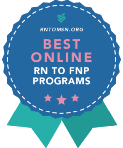 Award Badge for Best RN to FNP Program Rankings