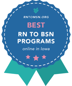 Rankings Award Badge for the Best RN-BSN Programs in Iowa