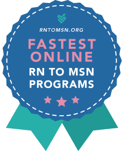 Shortest Online RN to MSN Programs - Rankings Award